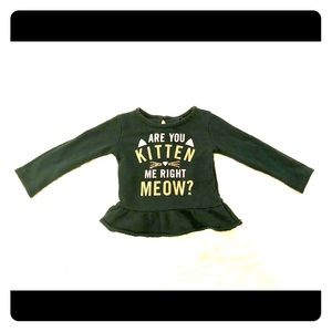 Hunter green peplum sweater